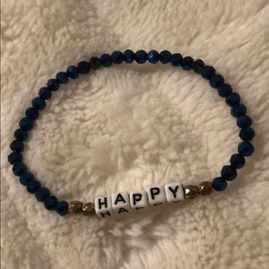 happy letter bracelet